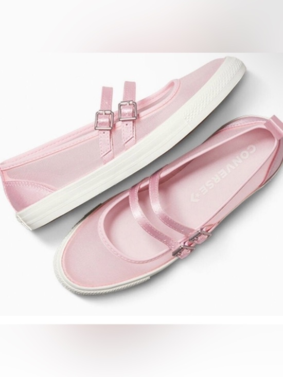 Converse Shoes - Converse All Star Dainty Mary Jane Mesh Sneakers- Pink Frost/White